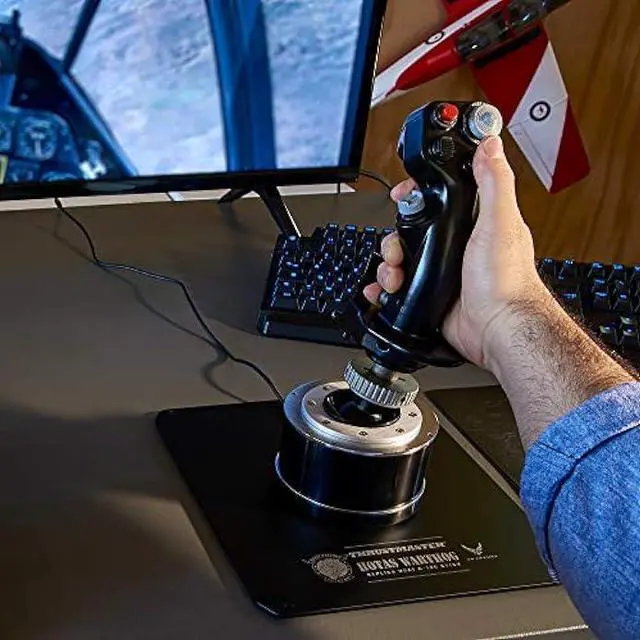 Alt view image 4 of 5 - Thrustmaster HOTAS Warthog Flight Stick for Flight Simulation, Official Replica of the U.S Air Force A-10C Aircraft (Compatible with PC)