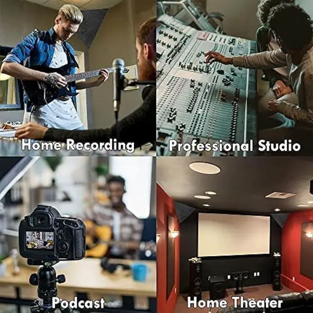 Alt view image 6 of 7 - 4 Pack Bass Traps for Ceiling Corner 16.5 Triangle 12 Depth Triangular Pyramid Acoustic Foam Bass Trap Sound Proofing for Home Studio Booth Low to High Frequency Sound Absorption Foam