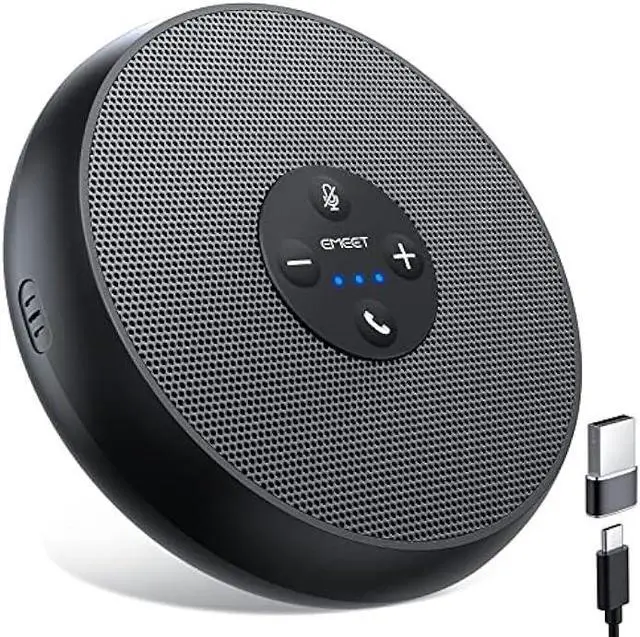 Main image of EMEET USB Speakerphone, M1A Zoom Certified AI Mics 360°Voice Pickup USB Type C-A Plug&Play Computer Speakers with Microphone, Fast Mute Noise Reduction Echo Cancellation for 5-8 People for Zoom Teams