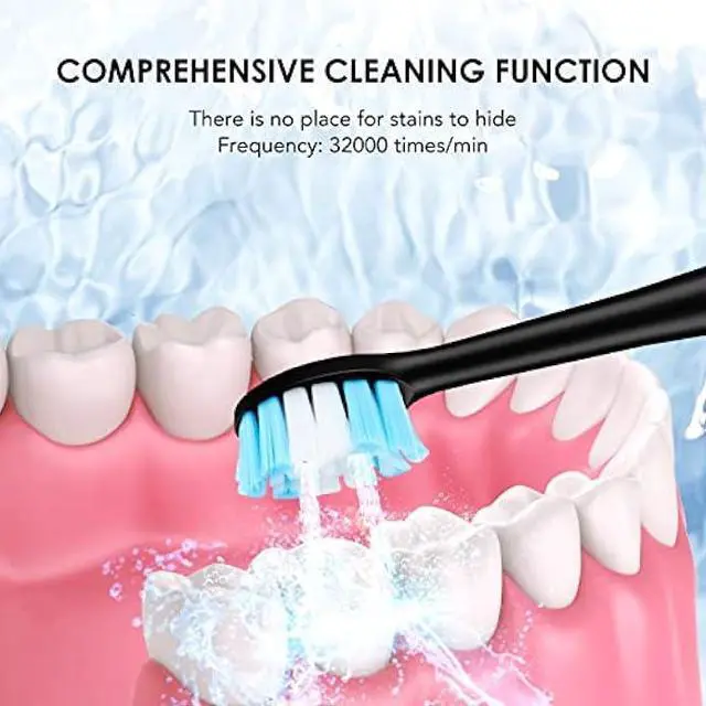 Alt view image 3 of 6 - Electric Toothbrush with Water Flosser Combo, 3 in 1 Ultrasonic Toothbrush & Dental Oral Irrigator & Tooth Cleaner with 4 Modes, One Switch from Sonic Brushing to Water Flossing for Home Travel