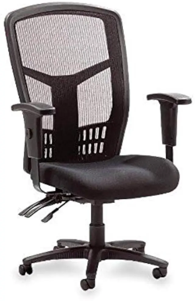 Main image of Lorell ErgoMesh High-Back Executive Office Chair - Adjustable Seat & Back Angles, Customizable Arm Height & Width, Breathable Mesh Design, Ergonomic Support, 5-Year Limited Warranty