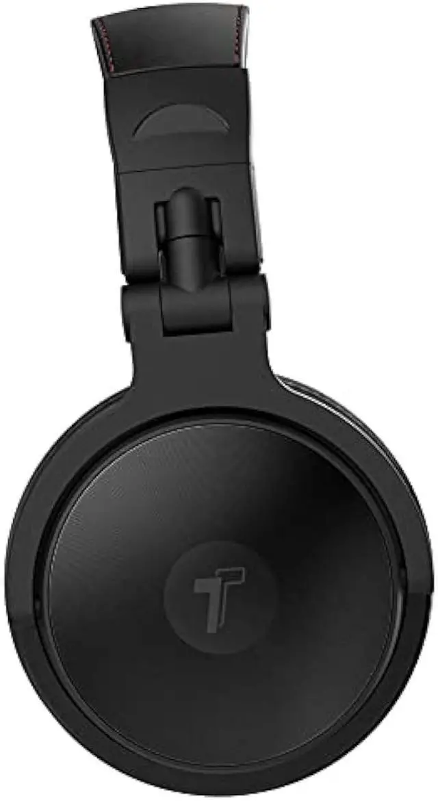 Alt view image 2 of 5 - Thore Over Ear iPhone Headphones with Lightning Connector (Apple MFi Certified)  Closed Back Studio DJ Monitor Earphones (50mm Neodymium Drivers) (V200 Black/Red)
