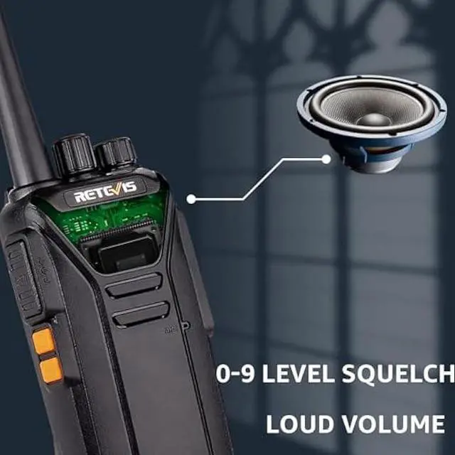 Alt view image 3 of 5 - Retevis RT27 Walkie Talkies,Two Way Radio with Shoulder Speaker Mic,2 Way Radios Long Range,USB Charging Base,Local Alarm,Walkie Talkie for Adults Construction Site School Security(5 Pack)