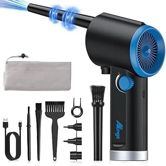 Main image of ATEngeus Compressed Air Duster, Electric Air Duster, Cordless Air Duster for Computer, Stepless Speed, Keyboard Cleaner, Replace Canned Air, Brushless Motor, 6000mAh