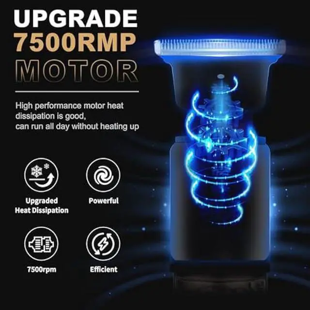 Alt view image 3 of 5 - Ufree Foil Shavers Electric Razor for Men, Beard Trimmer Grooming Shaving Kit, Hair Trimmer, Cordless Head Shavers for Bald Men Barber Clippers, Birthday Gifts for Him