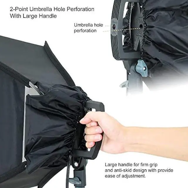 Alt view image 5 of 6 - LINCO Lincostore 9600 Lumens Studio Photography Lighting kit with Auto pop-up Softbox AM247