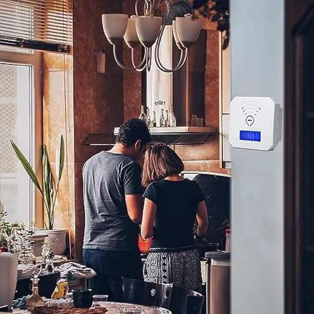 Alt view image 2 of 6 - COOKSS Carbon Monoxide Detector 2 Pack,CO Gas Monitor Alarm with LCD Digital Display and Sound WarningBattery Powered High Accuracy CO Alarm for Home,Office,Warehouse