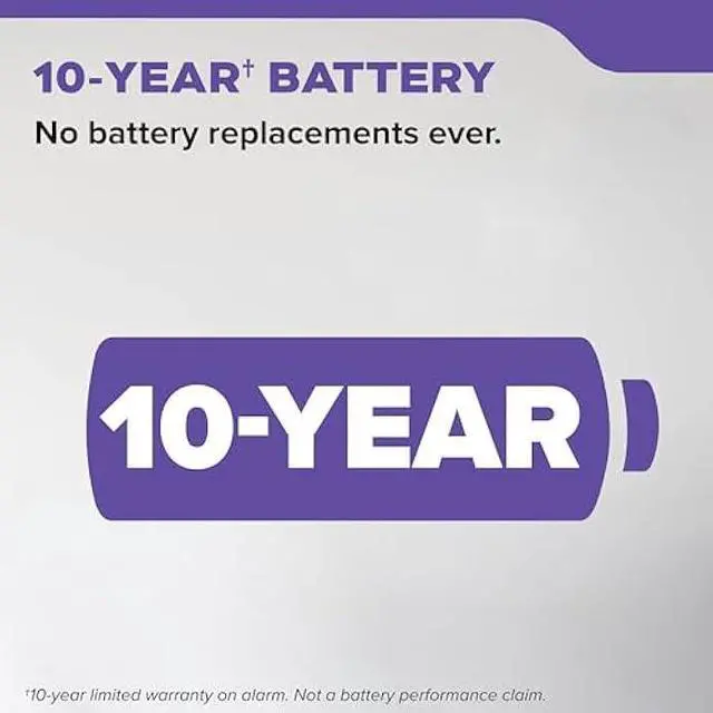 Alt view image 3 of 5 - Kidde Smoke & Carbon Monoxide Detector, 10-Year Battery Powered, Voice Alerts, LED Warning Light Indicators