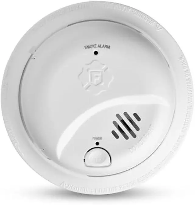 Main image of First Alert Smoke Alarm, Battery-Operated Detector with Test & Silence Button, SMI100, 1-Pack