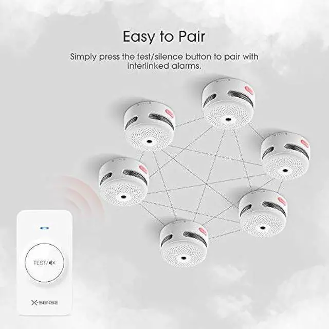 Alt view image 3 of 5 - X-Sense Remote Controller RC01 Pro for X-Sense Link+ Wireless Smoke & Carbon Monoxide Detector Alarms (1-Pack)