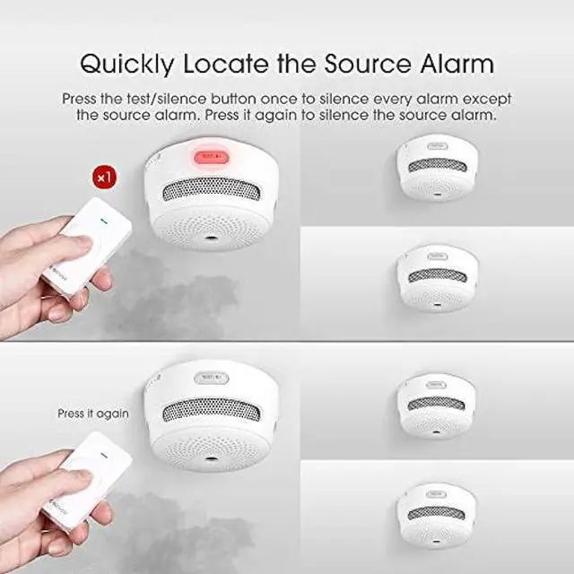 Alt view image 4 of 5 - X-Sense Remote Controller RC01 Pro for X-Sense Link+ Wireless Smoke & Carbon Monoxide Detector Alarms (1-Pack)