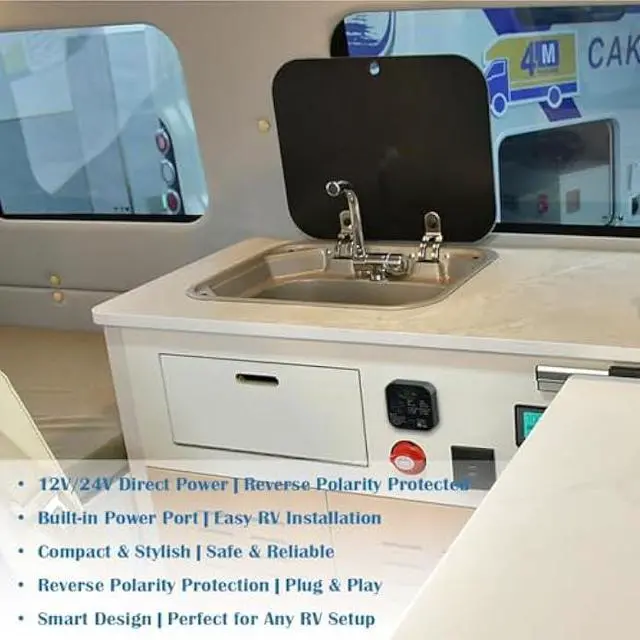 Alt view image 5 of 5 - RV Carbon Monoxide Detector & Propane/Natural Gas Detectors, 10-Year Lifespan, 3-in-1 Gas Alarm for Camper, Home, Voice Alert with LCD Display, USB-C & 12V DC Powered, Compact Design