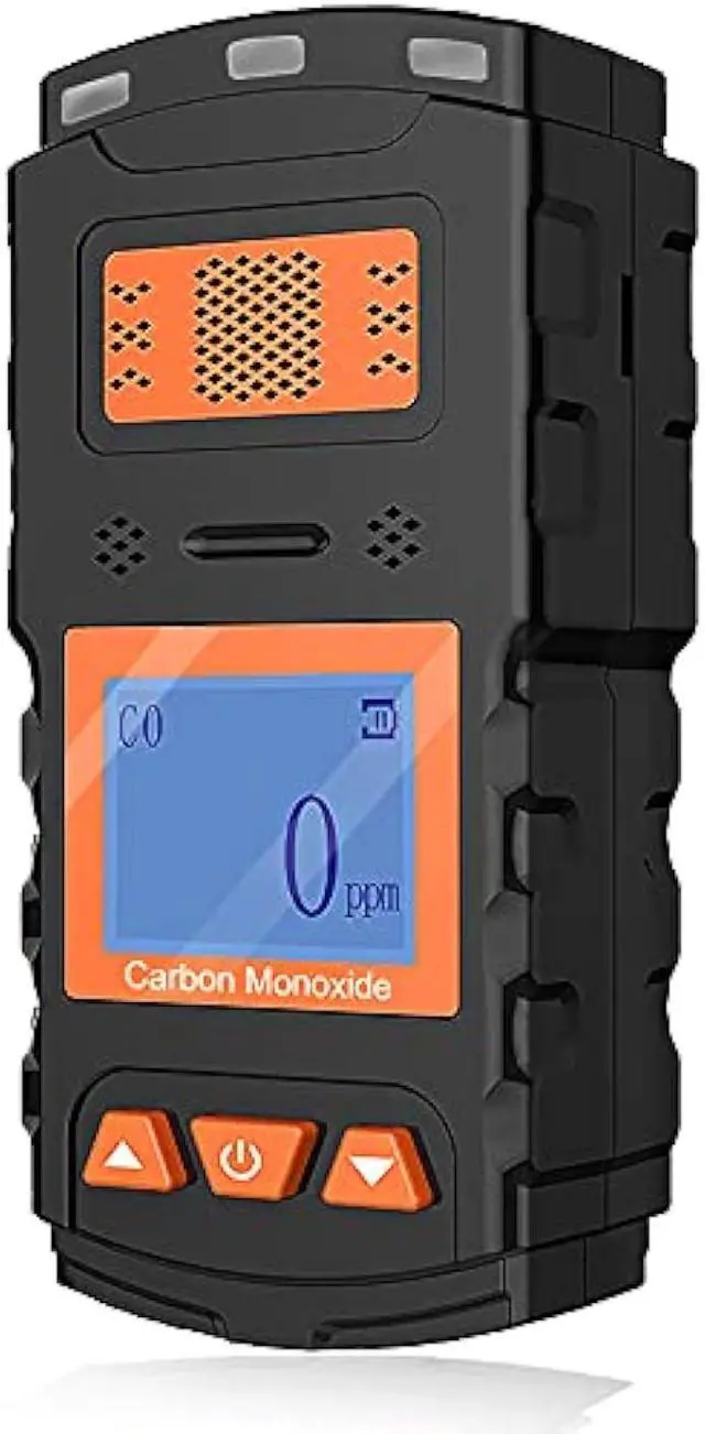 Main image of GZAIR CO Carbon Monoxide Detector with Visual, Audible, and Vibrating Alerts, Handheld CO Monitor, Portable CO Gas Alarm for Home and Travel, Battery Operated, Alarm Logger, X-1