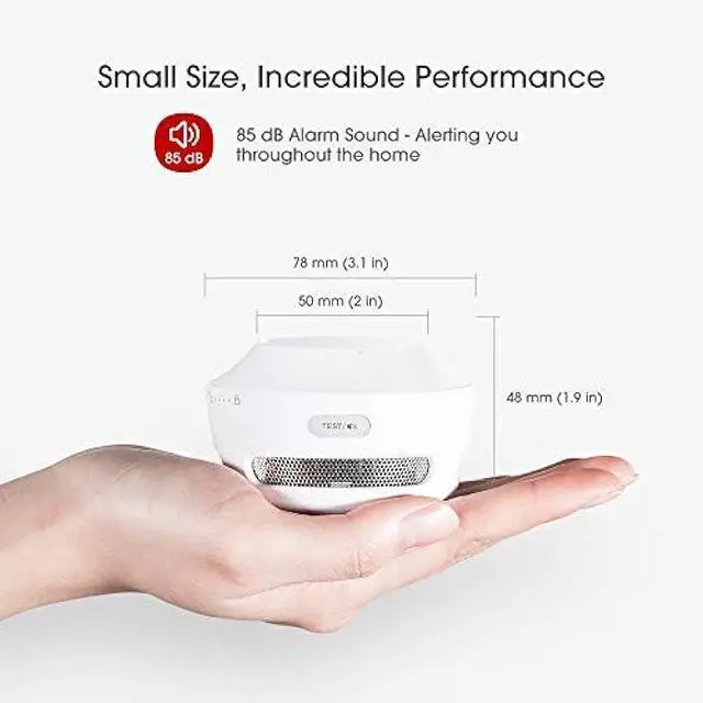 Alt view image 3 of 5 - X-Sense Wireless Interconnected Smoke Detector Battery Powered Fire Alarm with Over 820 feet Transmission Range, XS01-WR Link+, 6-Pack