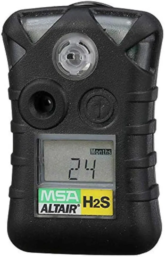 Alt view image 5 of 6 - MSA 10092521 ALTAIR Single-Gas Detector - (H2S) Hydrogen Sulfide (Low: 10ppm, High: 15ppm), Color: Black, Portable Gas Monitor, Durable, UL Standard-Approved