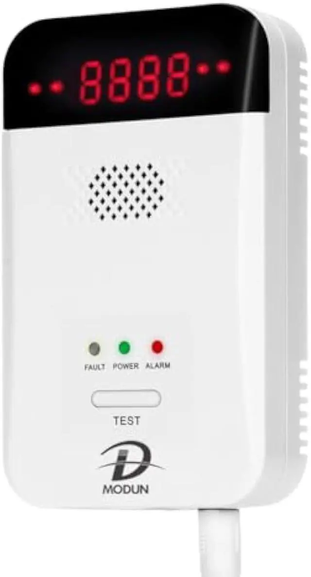 Main image of Gas Detector Alarms for Home, LPG | Natural Gas | Coal Gas Leak Detector Alarm, Methane Propane Detector Butane Combustible Gas Alarm for Kitchen Garage, Plug-in Sensor Gas Monitor with LED Display