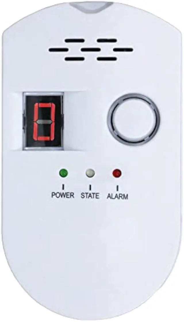Main image of Natural Digital Gas Detector, Home Gas Alarm, Gas Leak Detector,High Sensitivity LPG LNG Coal Natural Gas Leak Detection, Alarm Monitor Sensor Home/Kitchen