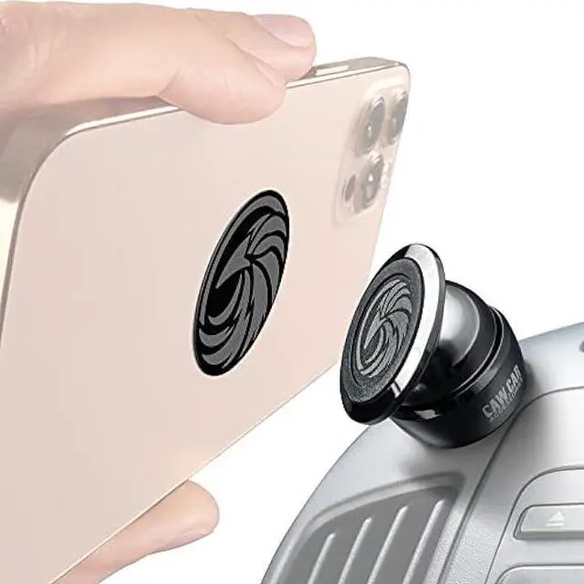 Main image of Universal Car Phone Mount Magnetic - All-Metal Car Mount for Smartphone & GPS - Cell Phone Holder for Car Dashboard. +100 to Safeness & Comfort