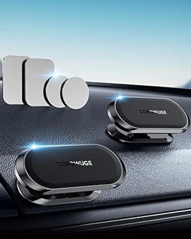 Alt view image 2 of 5 - Magnetic Phone Holder for Car[2 Pack],Phone Holders for Your car [Upgrade Magnet] -360 Rotation,Car Magnet Phone Mount Compatible with All Cell Phone