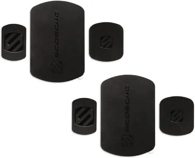 Main image of Scosche MRK2PK-UB MagicMount Replacement Metal Plate Kit for Phone, Metal Plates for Magnetic Mount Cell Phone Holder for Car, Universal with All Devices and Phone Case, Black, Pack of 2