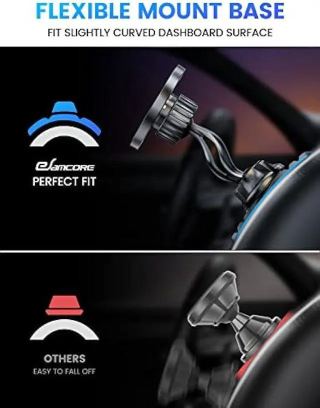 Alt view image 4 of 5 - eSamcore Magnetic Phone Holder for Car, iPhone MagSafe Car Mount Strong Phone Magnet for Car Dashboard Cell Phone Holders for Your Car Fits Mag Safe iPhone 16/15/ 14/13 Pro Max Mini