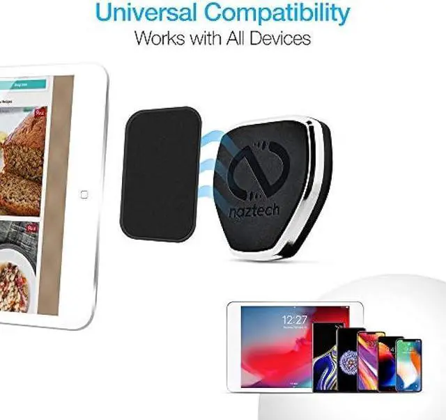 Alt view image 2 of 6 - Naztech Magnetic Phone Holder - Car Magnetic Phone Mount for Gym, Content Creator Cellphone Holder Magnet, Mobile Wall Mount - Easily Install on Any Surface, Universal for iPhone & Android