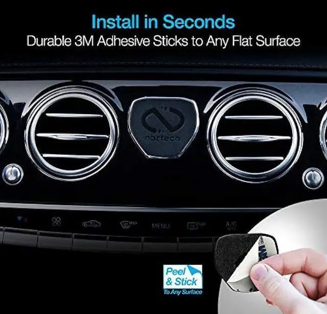 Alt view image 4 of 6 - Naztech Magnetic Phone Holder - Car Magnetic Phone Mount for Gym, Content Creator Cellphone Holder Magnet, Mobile Wall Mount - Easily Install on Any Surface, Universal for iPhone & Android
