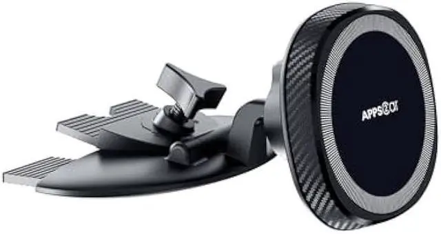 Main image of APPS2Car for Magsafe CD Player Phone Mount [17 Strong Magnets] Magnetic CD Phone Holder for Car Hands-Free Car Mount Compatible with iPhone 17 16 15 14 13 12 Pro Max Mini Plus MagSafe Case All Phones