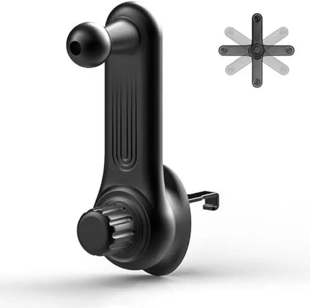 Main image of Car Vent Clip for Car Mount [Never Blocking] Universal Car Phone Holder Mount Vent Clip Replacement, 17mm Ball Joint Air Vent Clip for Car Fits Most Car Phone Holder and Wireless Car Charger