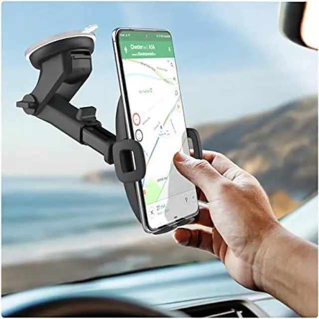 Alt view image 6 of 6 - Encased [Updated V2] Samsung Phone Holder - Car Mount for Galaxy Models S20 S21 S22 S23 S24 Plus, Ultra, Dash + Windshield Mounting, Case Friendly Design (2024)