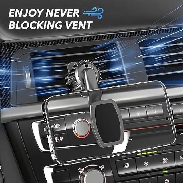 Alt view image 4 of 7 - Magnetic Car Phone Holder Mount, Upgraded Clip Car Cell Phone Holder, 360° Strong Magnet Phone Holder for Car, Phone Mount for Car Vent Compatible with iPhone, Samsung, Smartphones, Tablets