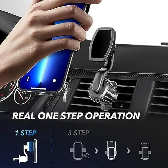 Alt view image 6 of 7 - Magnetic Car Phone Holder Mount, Upgraded Clip Car Cell Phone Holder, 360° Strong Magnet Phone Holder for Car, Phone Mount for Car Vent Compatible with iPhone, Samsung, Smartphones, Tablets
