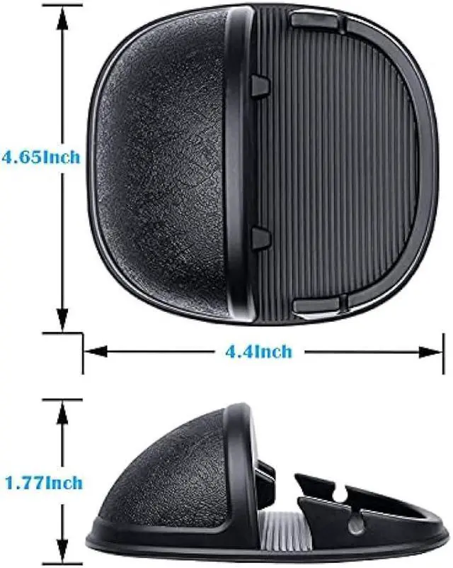 Alt view image 5 of 5 - Car Cell Phone Holder Dashboard Phone Mount - Anti-Slip Silicone Pad Phone Stand Compatible with iPhone, Samsung, Android Smartphones