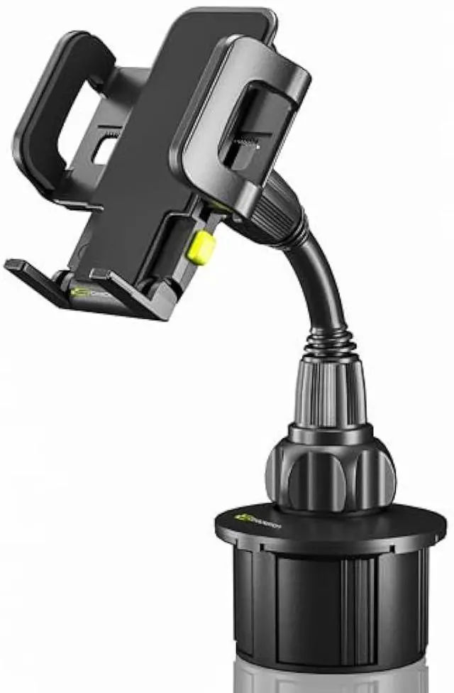 Main image of Bracketron TripGrip Universal Phone Holder for Car Cup Holder Mount - 360 Degree Rotation, Swivel Gooseneck, Expandable Base Cell Phone Cup Holder Insert - Smartphone Cradle Stand