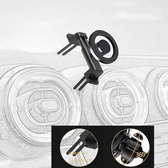 Alt view image 2 of 6 - Car Vent Phone Mount Design for Mercedes Benz GLA/GLC/GLE/GLS/GLB-Class, C/E/S/B/A-Class,W205/W206, Car Mount, Mini Cooper Phone Holder, Mercedes Benz/Mini Cooper Car Accessories