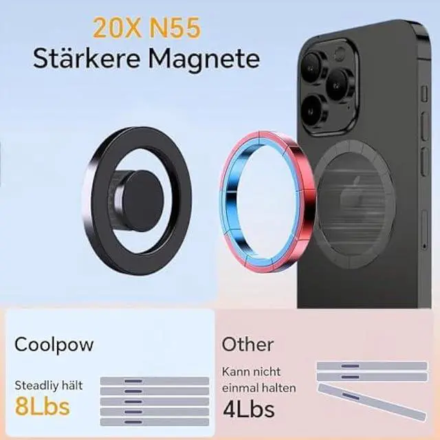 Alt view image 5 of 6 - Car Vent Phone Mount Design for Mercedes Benz GLA/GLC/GLE/GLS/GLB-Class, C/E/S/B/A-Class,W205/W206, Car Mount, Mini Cooper Phone Holder, Mercedes Benz/Mini Cooper Car Accessories