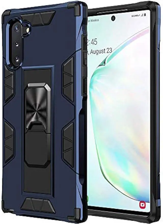 Main image of for Samsung Galaxy Note 10 Case Galaxy Note 10 5G Case Military Grade Shockproof with Kickstand Stand Built-in Magnetic Car Mount Armor Heavy Duty Protective for Galaxy Note 10 5G Phone Case (Blue)