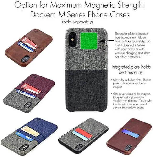 Alt view image 5 of 6 - Dockem DashMini Magno Mount 3.0 Series: Magnetic Car Mount for Dash with Adhesive Base, Magnet Head, and Swivel Ball Socket