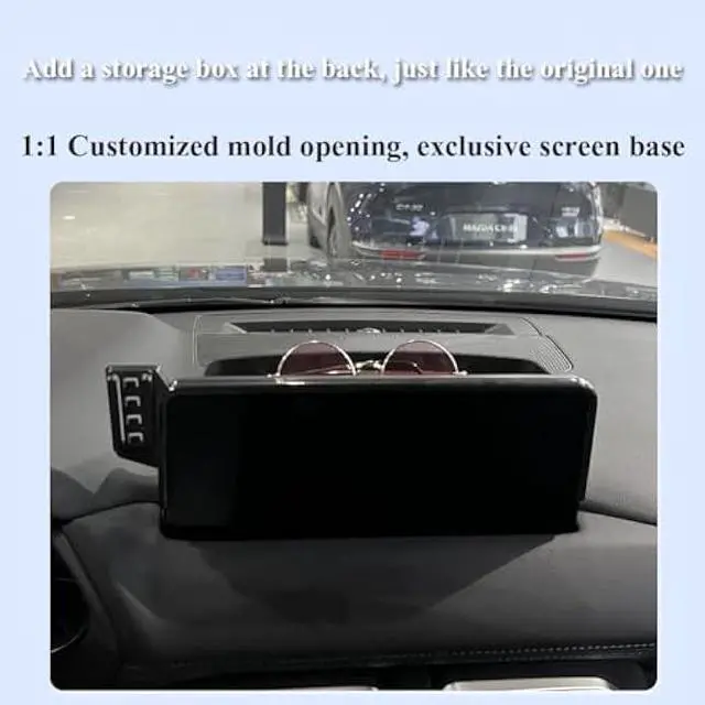 Alt view image 2 of 6 - Car Phone Holder for Mazda CX-5 Auto Accessories [Only for 2021-2024 CX5] [Auto Lock Hands Free Cell Phone Mount Car fits for iPhone & All Smartphones]