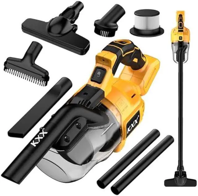 Main image of Cordless Vacuum for Dewalt 20V Battery, 5 in 1 Handheld Electric Vacuum Cleaner with 500W Powerful Motor, 46 CFM Portable Hand Vacuum with Filtration HEPA for Floor, Carpet, Car (Battery Not Included)