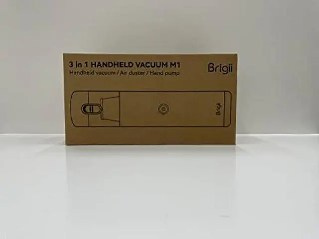Alt view image 2 of 5 - Brigii Mini Handheld Vacuum Cordless, 3 in 1-Car Vacuum & Air Duster & Hand Pump, 3 Kinds of Crevice Nozzles for Small Spaces, Crevices, Portable Rechargeable Cleaner-M1