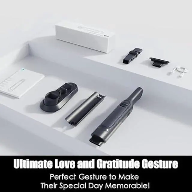 Alt view image 2 of 5 - Handheld Vacuum Cordless, Lightweight 1.4lb with Powerful Suction, Charging Dock, Single Touch Empty and Detachable Dust Cup, Portable Mini Car Vac for Home Office and Pet Hair