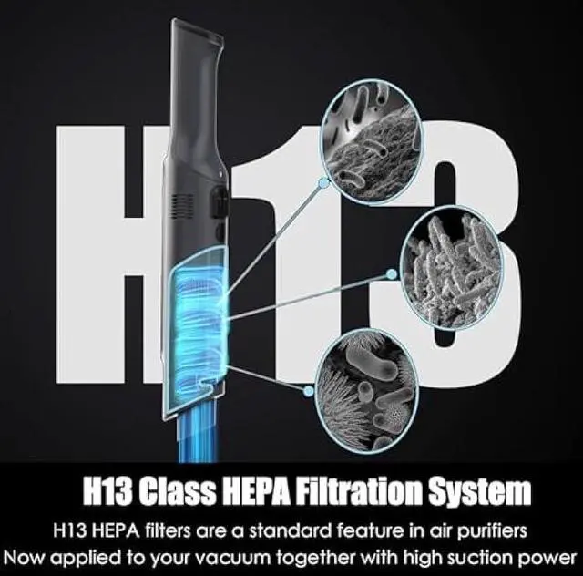 Alt view image 4 of 5 - Handheld Vacuum Cordless, Lightweight 1.4lb with Powerful Suction, Charging Dock, Single Touch Empty and Detachable Dust Cup, Portable Mini Car Vac for Home Office and Pet Hair