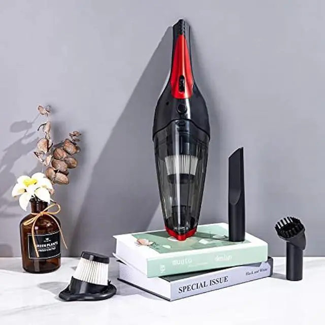 Alt view image 2 of 5 - Fityou Handheld Vacuum Cleaner Cordless, Rechargeable (USB Charge), Powerful Suction Cleaner, Portable Hand Vacuum for Pet Hair Home and Car Cleaning, Wet & Dry