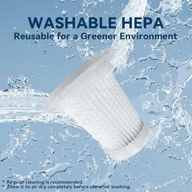 Alt view image 7 of 7 - Car Vacuum Portable Cordless, 21000PA Small Vacuums Cleaner High Power, 4 in 1 Mini Portable Vacuum Cordless with Brushless Motor for Car, Home, Office, Pet