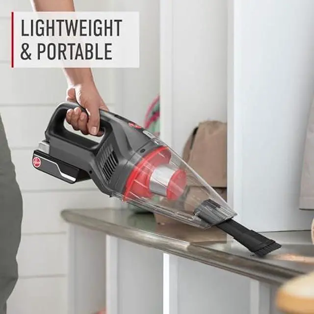 Alt view image 3 of 5 - Hoover ONEPWR Cordless Handheld Vacuum Cleaner, Powerful Suction, Lightweight and Compact, Perfect for Quick Pick-Ups, Includes On-Board Crevice Tool, Portable Vacuum Cleaner