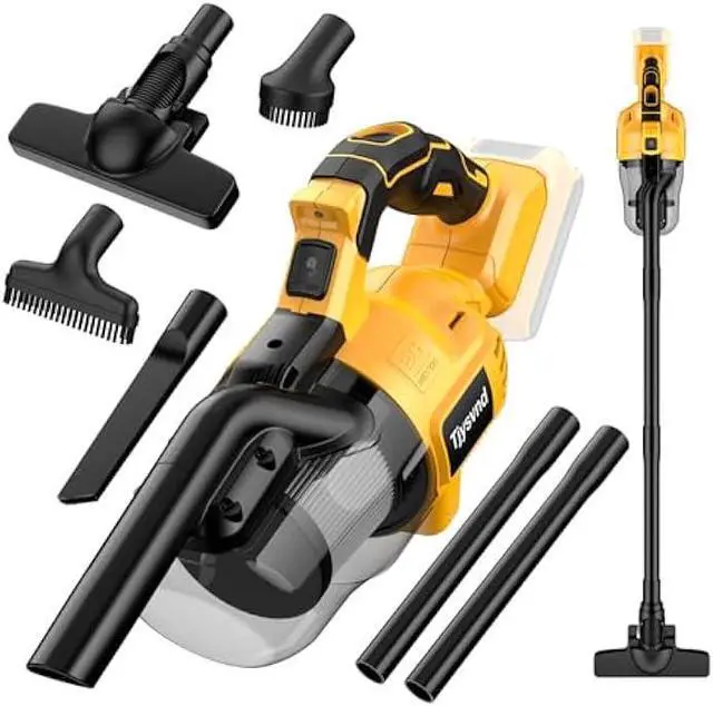 Main image of Cordless Vacuum for Dewalt 20V Battery, Handheld Vacuum Cleaner with Washable HEPA Filter, Powerful Suction Cleaner for Car, Carpets, Furniture (Battery Not Included)