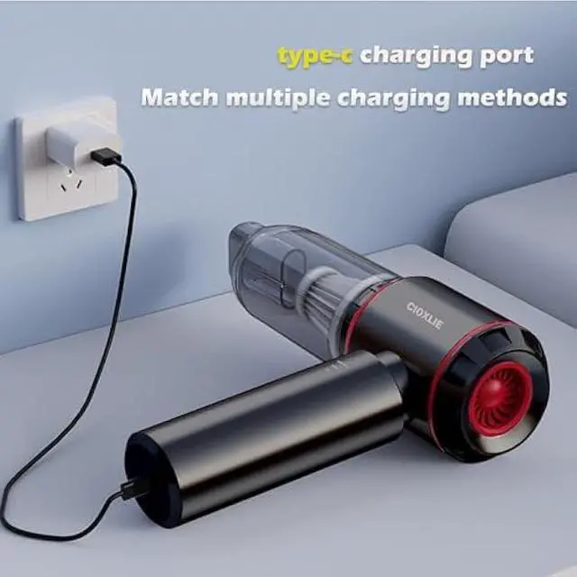 Alt view image 5 of 6 - Car Vacuum Cleaner High Power Upgrade 21000PA 3-in-1 Car Vacuum Cleaner for Home, Car, Office (Black Classic)