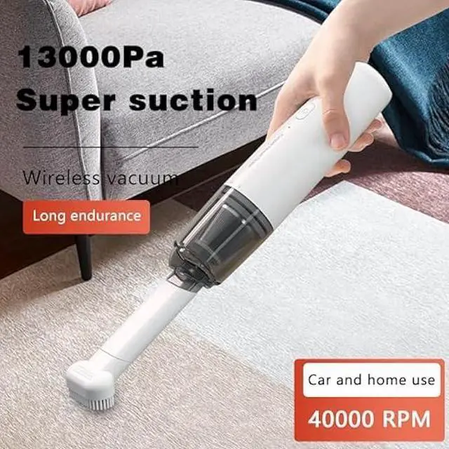 Alt view image 3 of 5 - Handheld Vacuum Cordless Car Vacuum with Strong Suction,Handheld vacuum for Quick Cleaning,Small Lightweight Handheld vacuuming, Dust buster cordless rechargeable for Car,Pet Hair,Home and Office