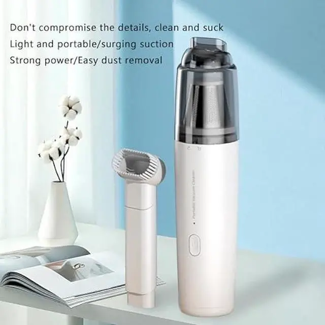 Alt view image 4 of 5 - Handheld Vacuum Cordless Car Vacuum with Strong Suction,Handheld vacuum for Quick Cleaning,Small Lightweight Handheld vacuuming, Dust buster cordless rechargeable for Car,Pet Hair,Home and Office